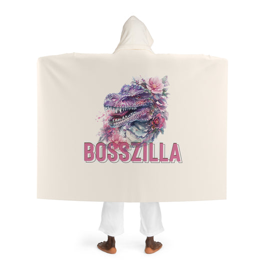 Bosszilla - Hooded Sherpa Fleece Blanket