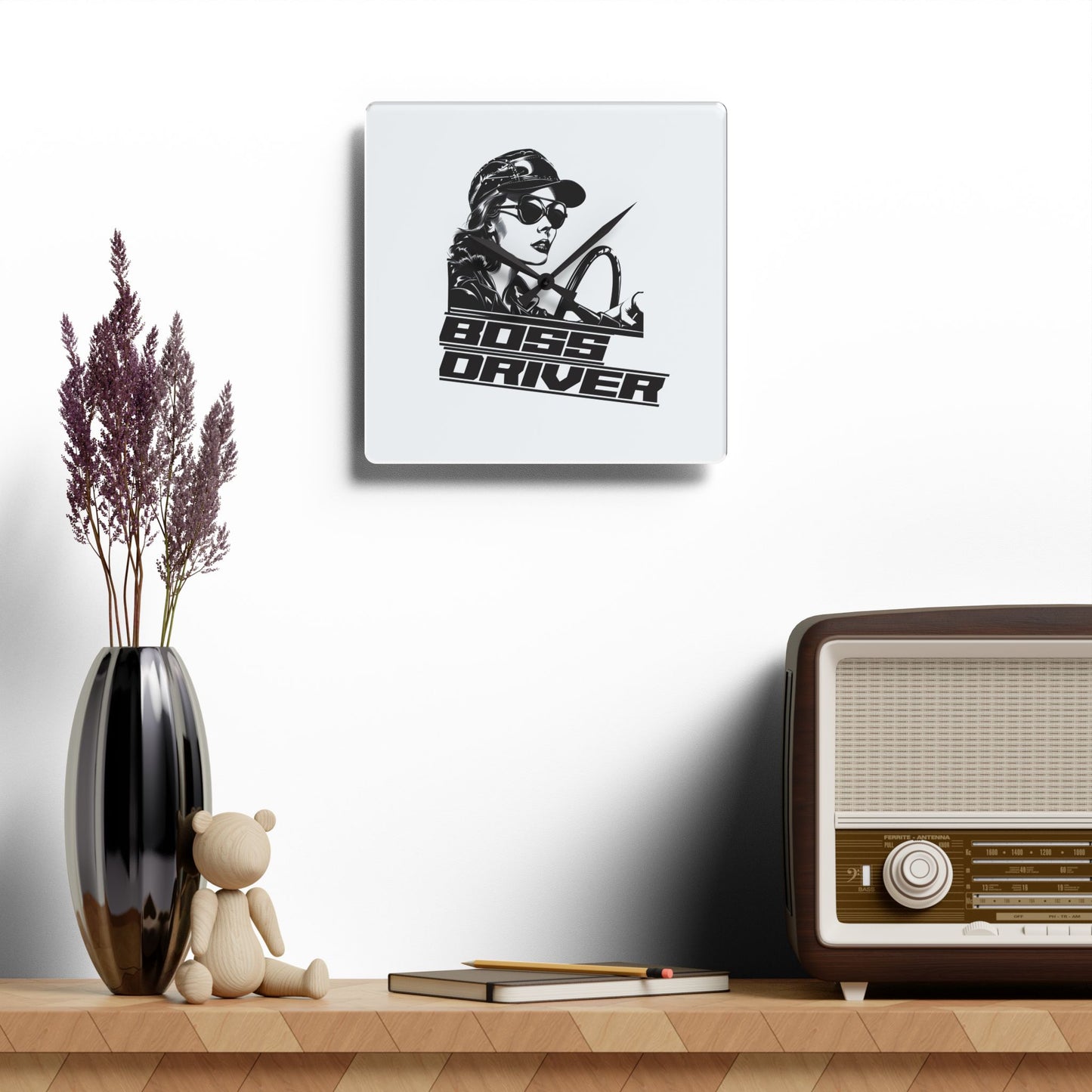 Boss Driver - Acrylic Wall Clock