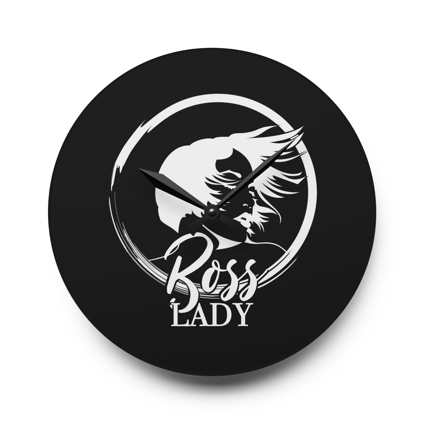 Boss Lady - Acrylic Wall Clock