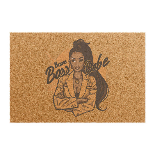 Brave Boss Babe - Doormat - Wipe Your Heels, Not Your Ambition