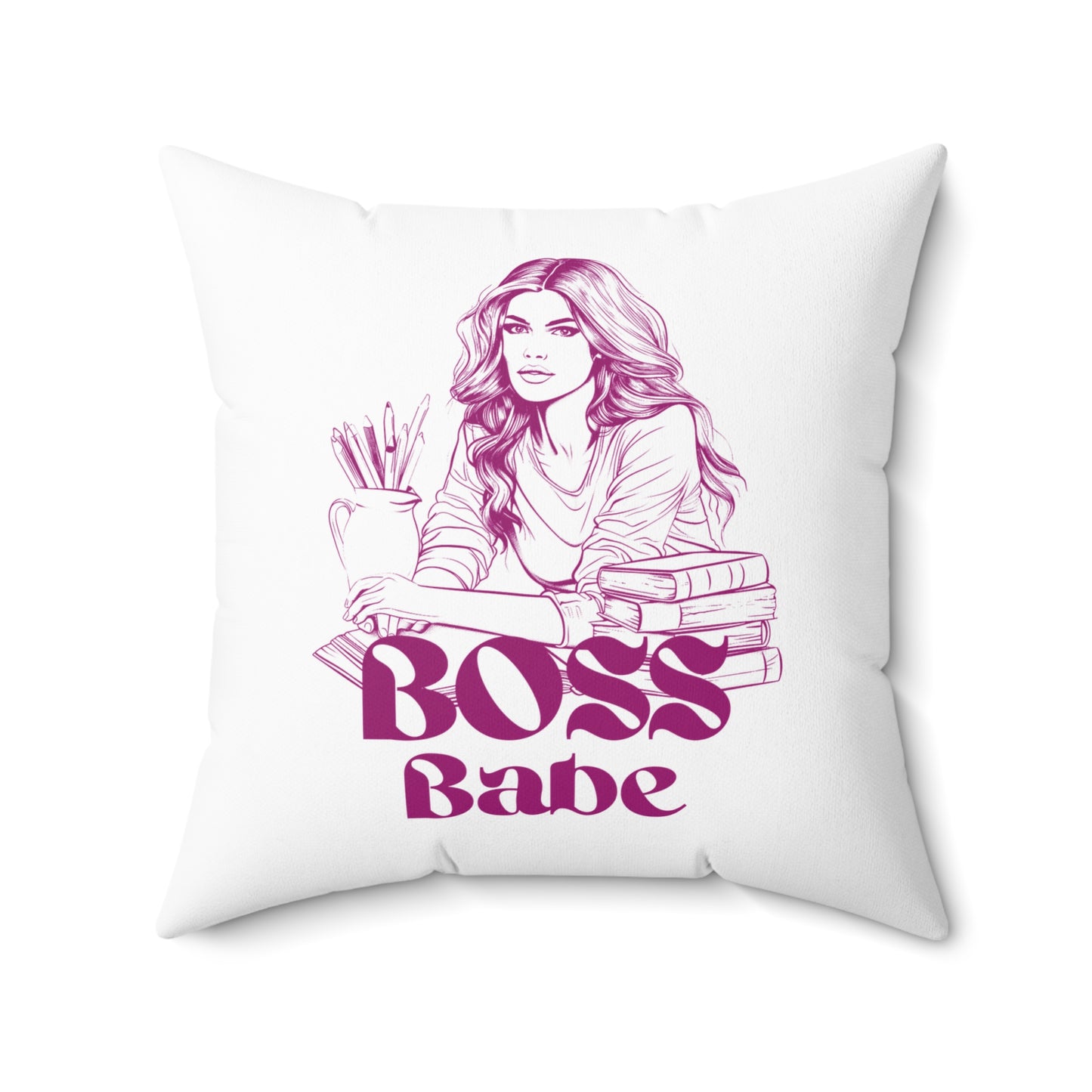 Make It Happen - Boss Babe Brigitte - Square Pillow