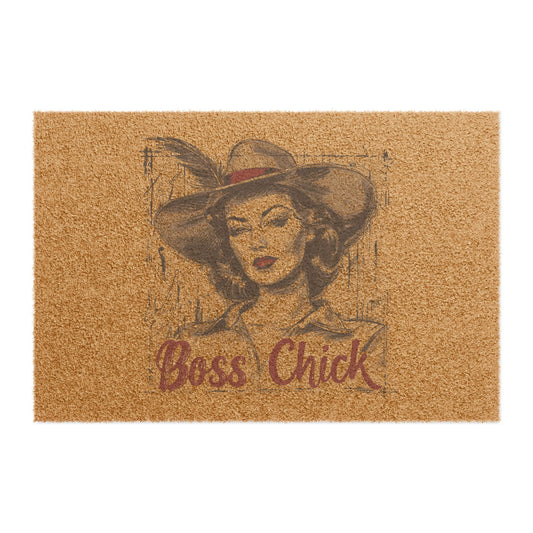 Boss Chick - Doormat - Step Here Before You Step Up
