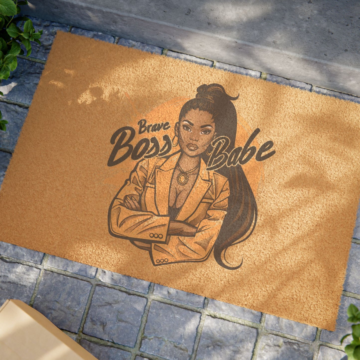 Brave Boss Babe - Doormat - Wipe Your Heels, Not Your Ambition