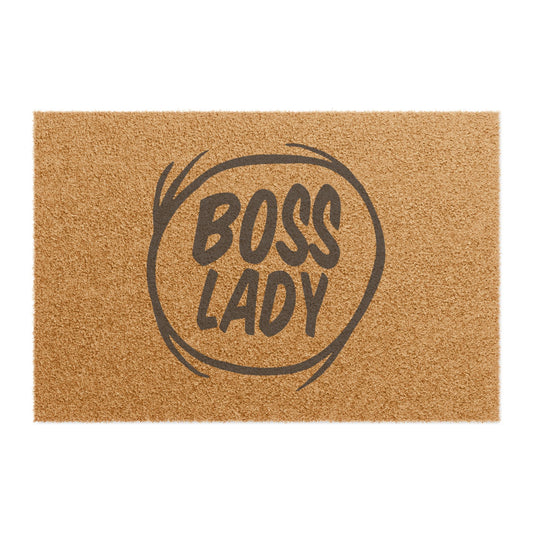 Boss Lady - Doormat - This Is My Happy Place (Please Wipe)
