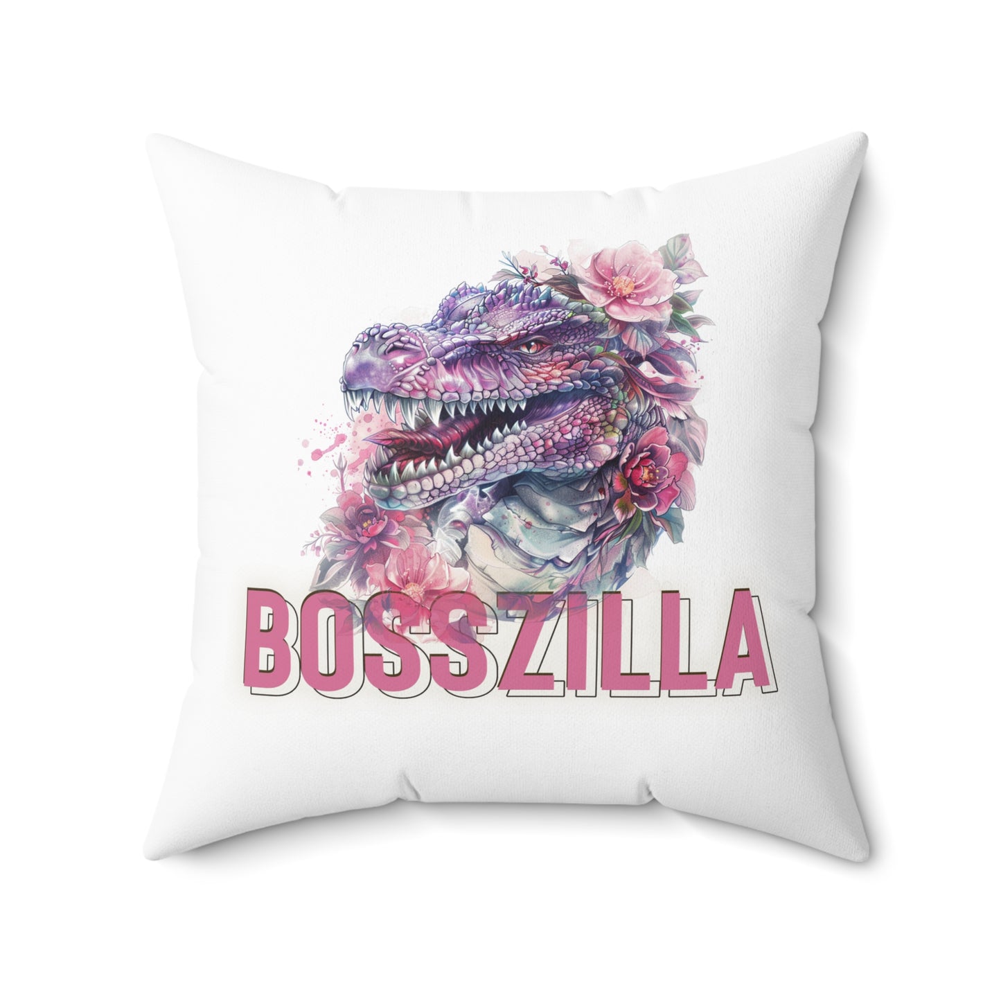 Thriving on My Own - Bosszilla - Square Pillow