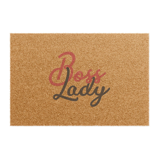 Boss Lady - Doormat - Enter If You Brought Wine