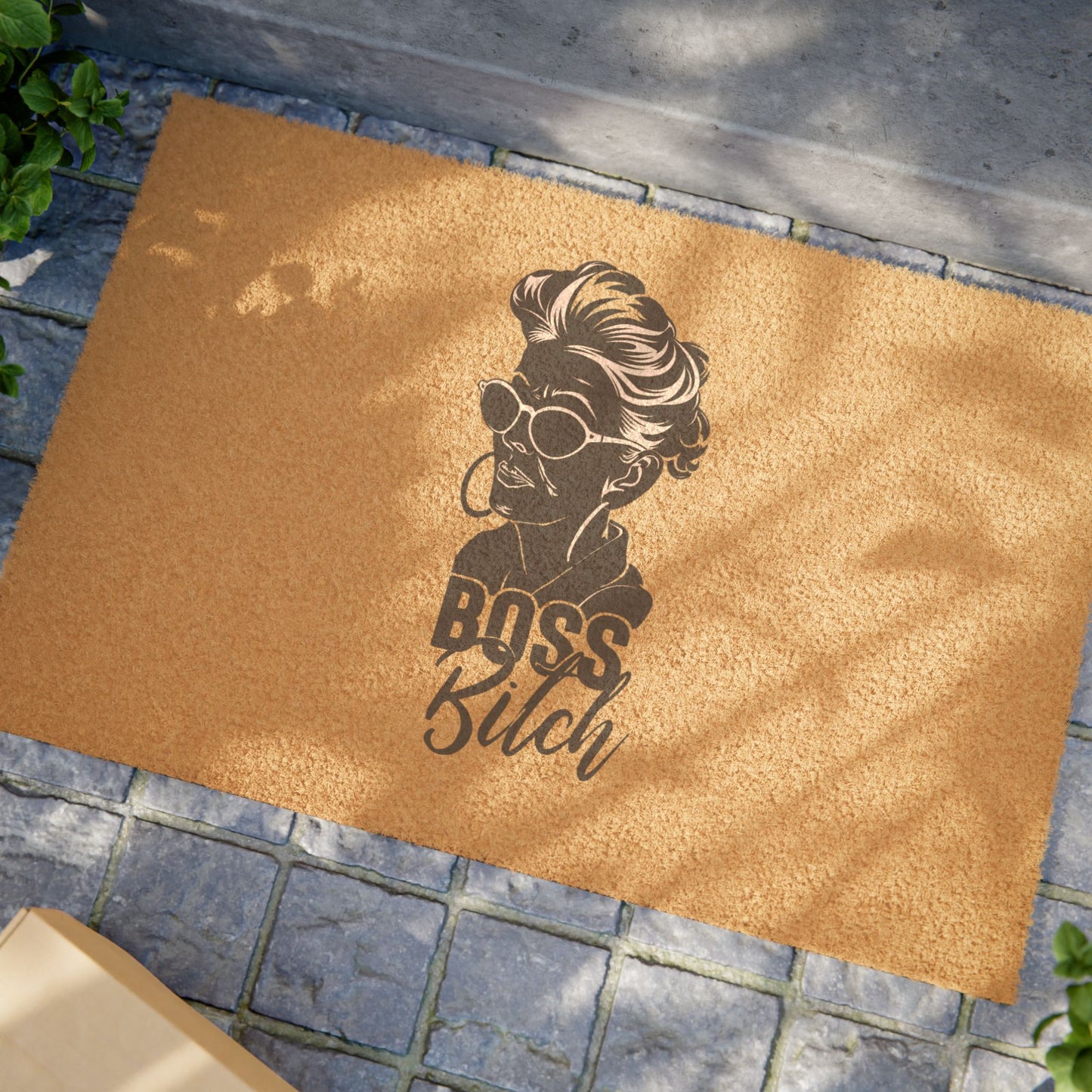 Boss Bitch - Doormat - Where Success Meets Cleanliness