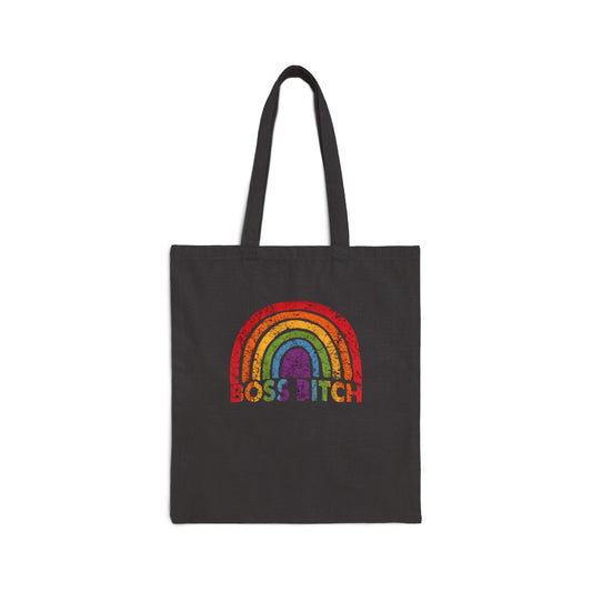 Boss Bitch - Rainbow Tote Bag
