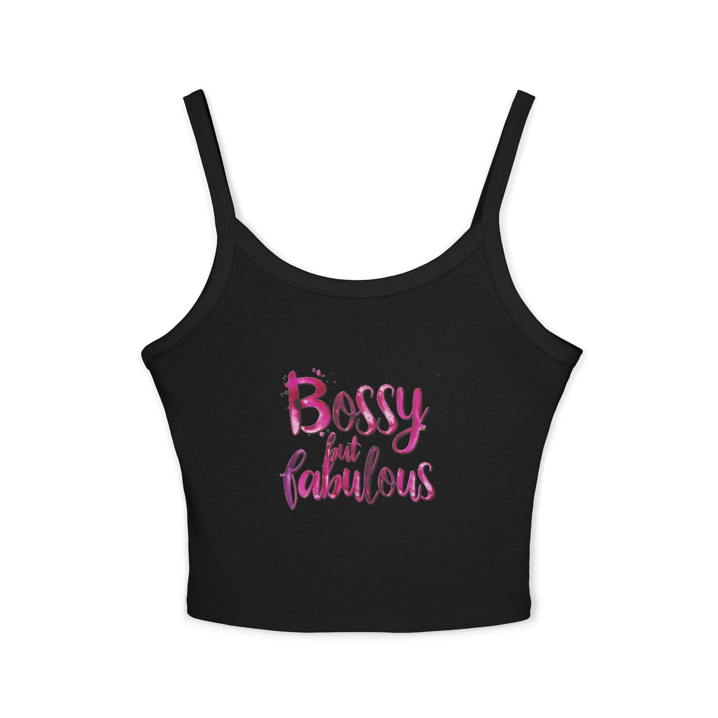 Boss But Fabulous - Women's Spaghetti Strap Tank Top