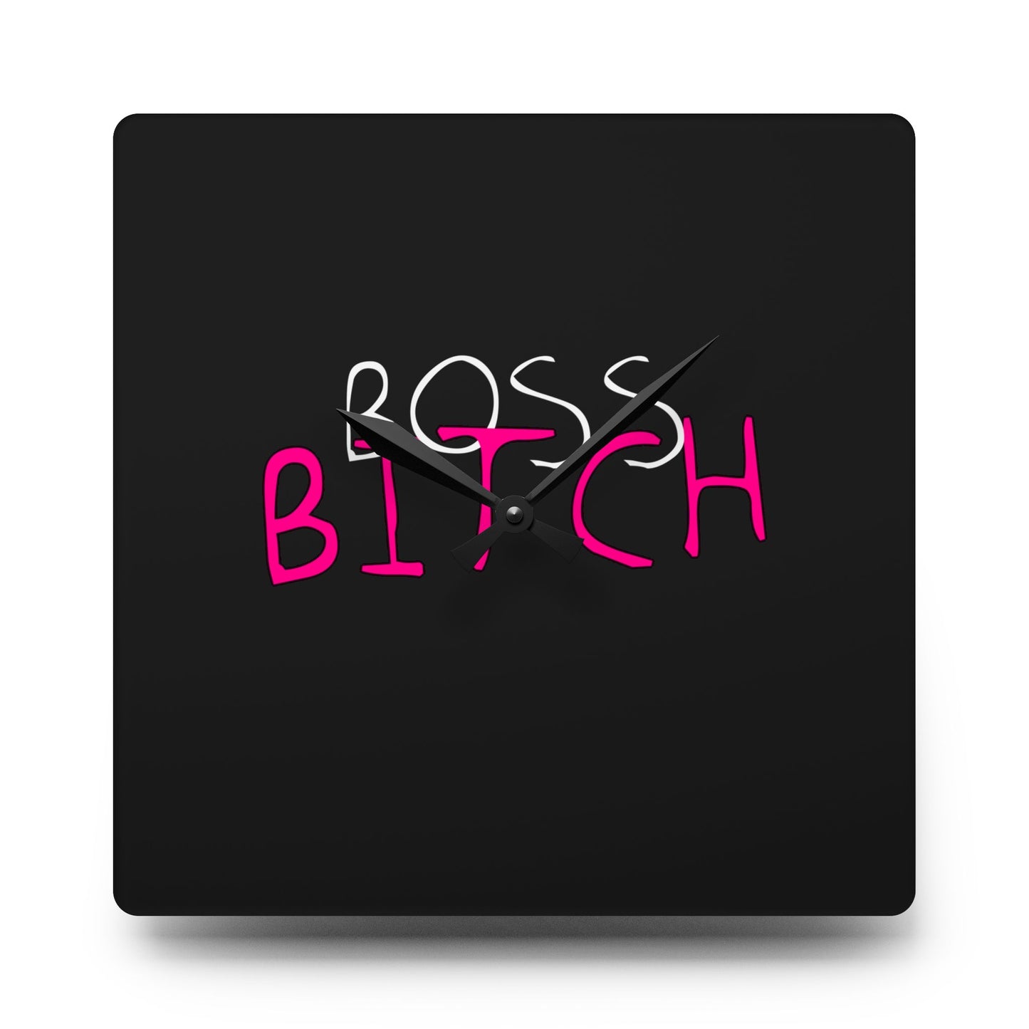Boss Bitch - Acrylic Wall Clock