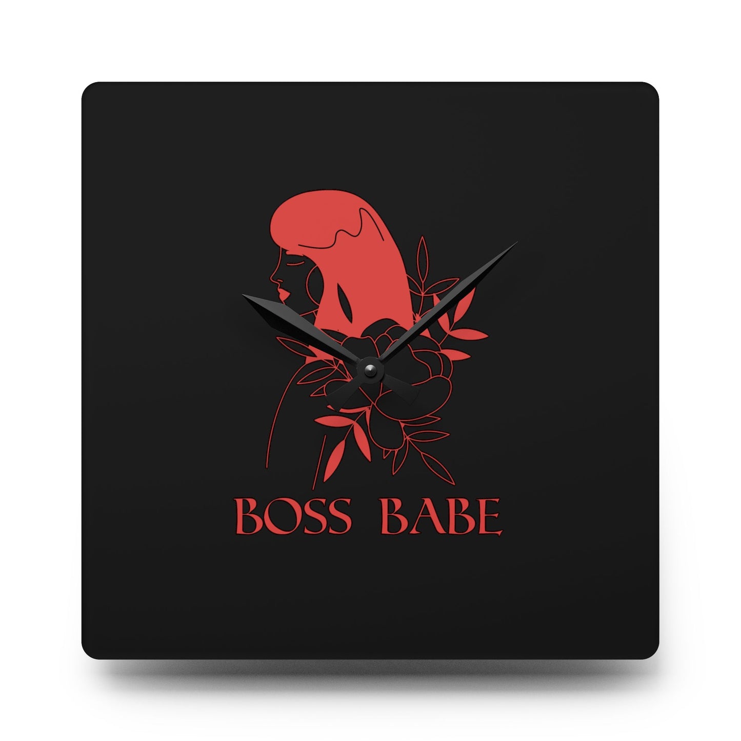 Boss Babe - Acrylic Wall Clock