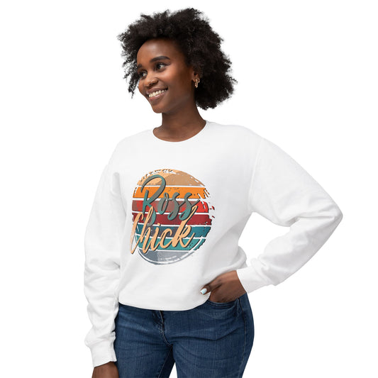 Boss Chick - Unisex Lightweight Crewneck Sweatshirt