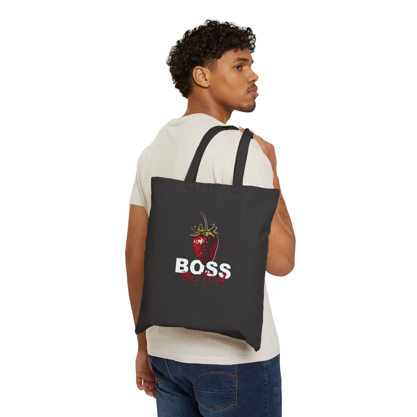 Boss Bitch  Strawberry Kiss Tote Bag