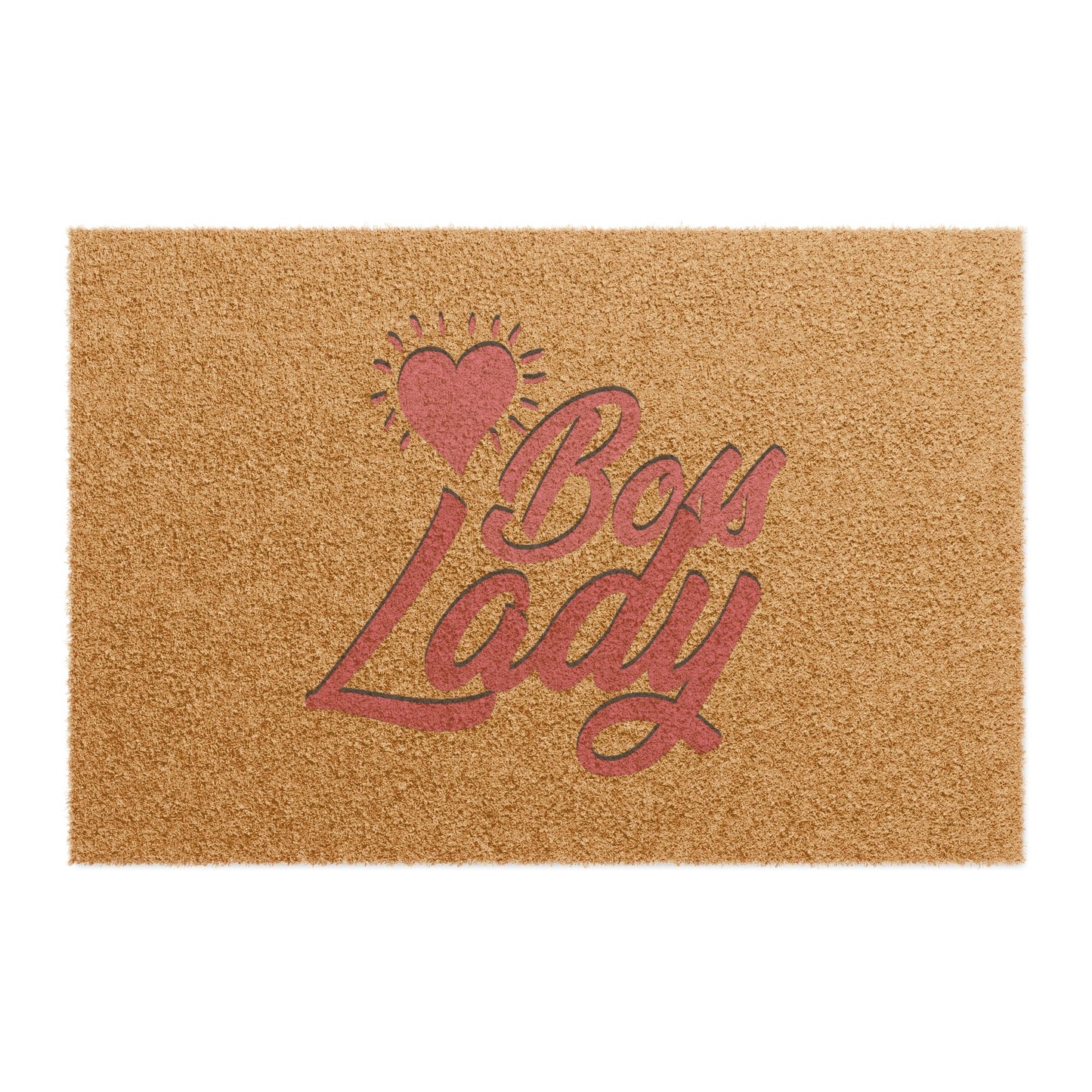 Boss Lady - Doormat - My Heels Say Welcome