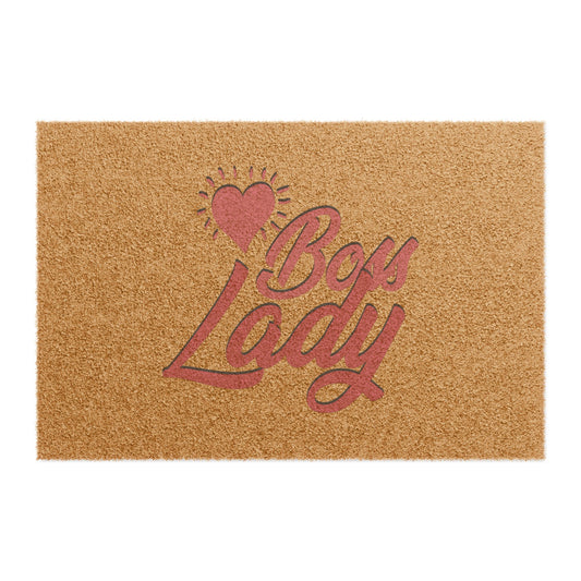 Boss Lady - Doormat - My Heels Say Welcome