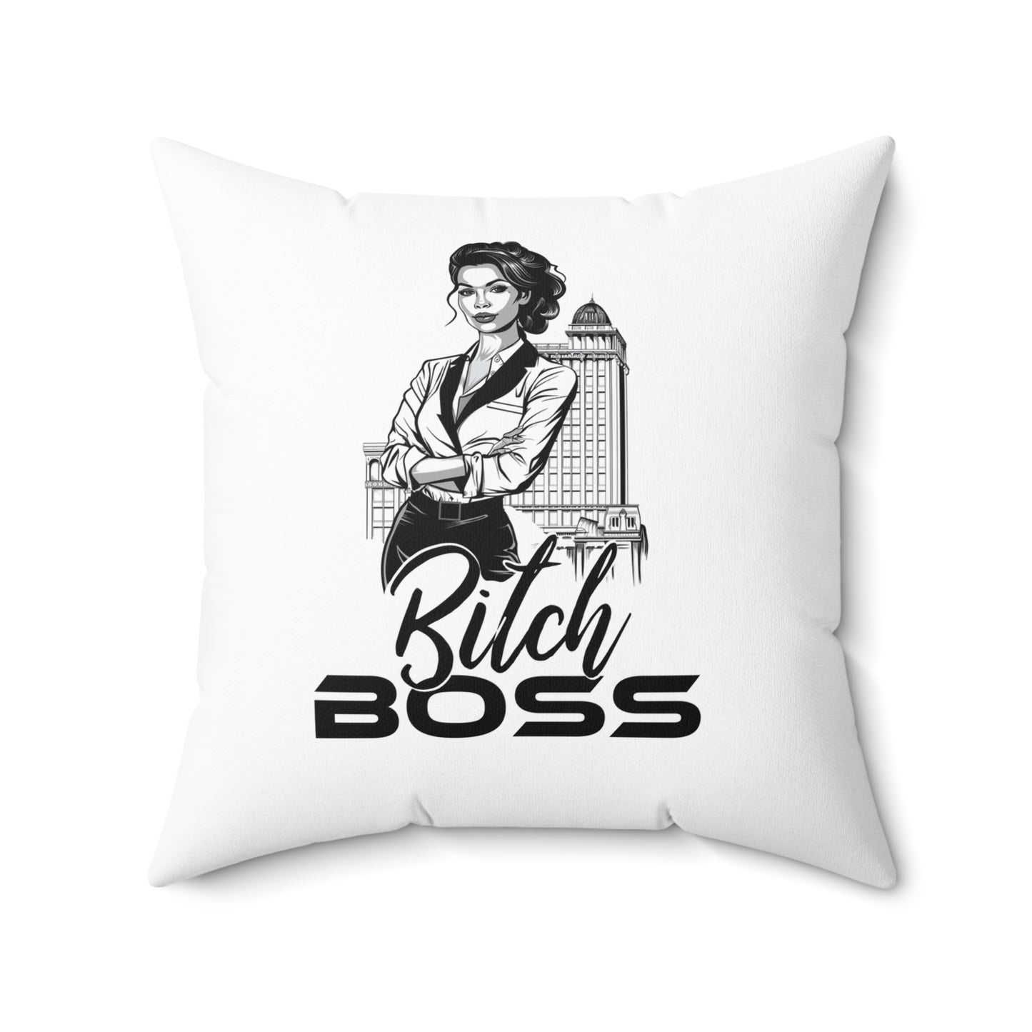 Unstoppable Queen Energy - Boss  Bitch Fiona - Square Pillow