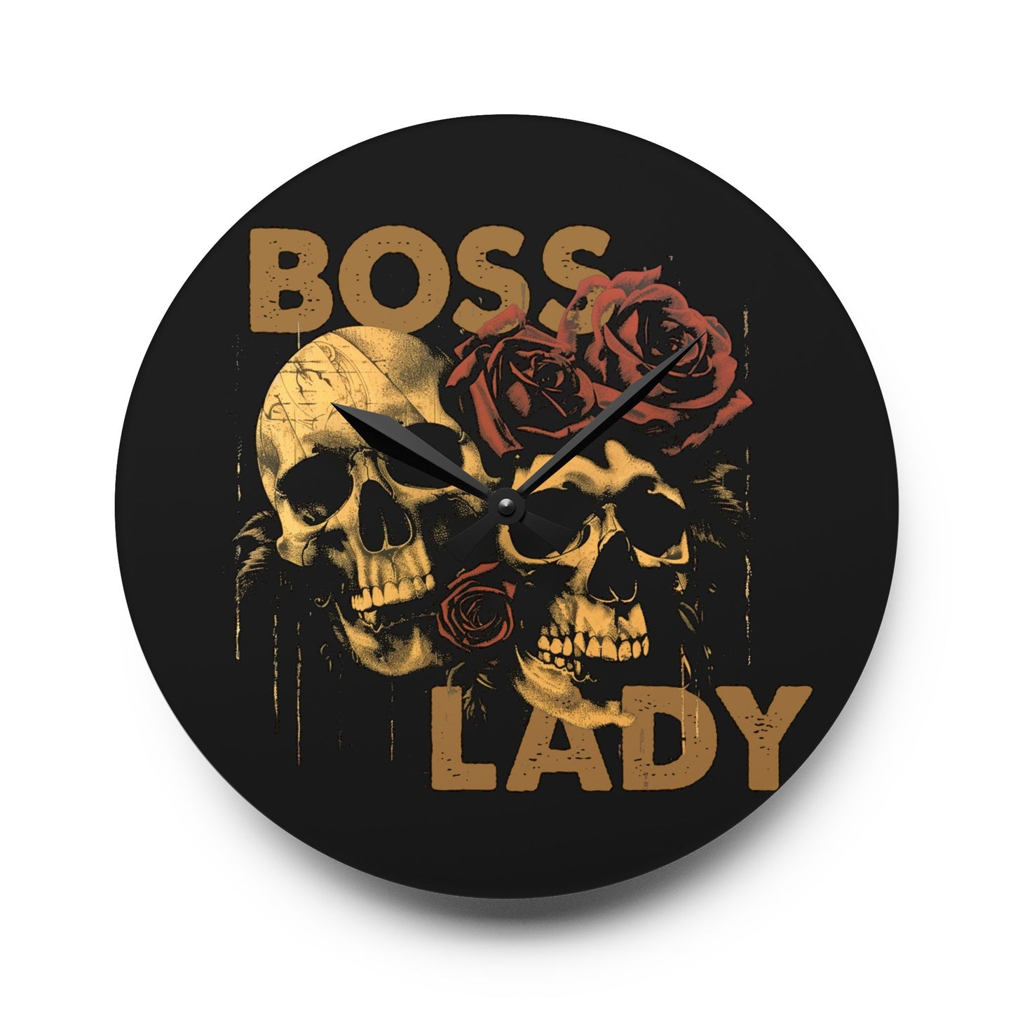 Boss Lady - Acrylic Wall Clock