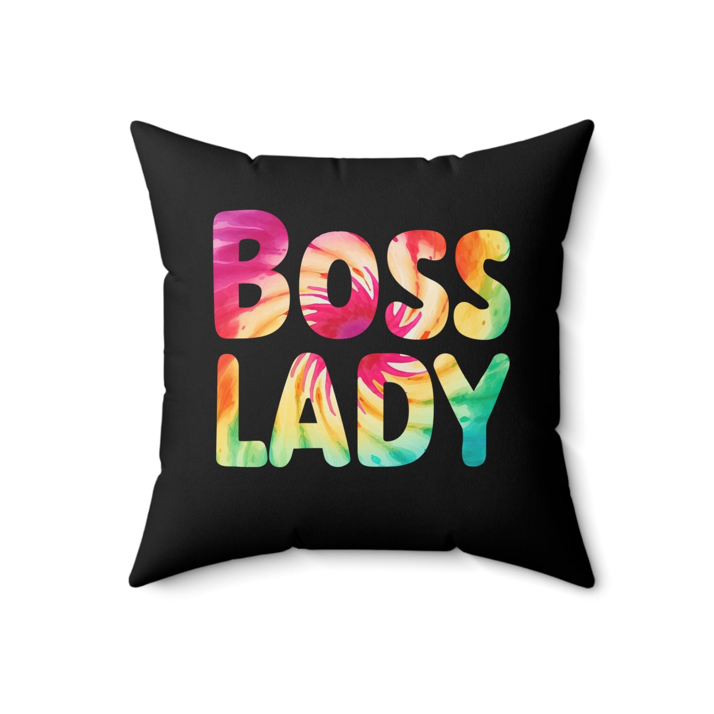 Boss Lady - Spun Polyester Square Pillow
