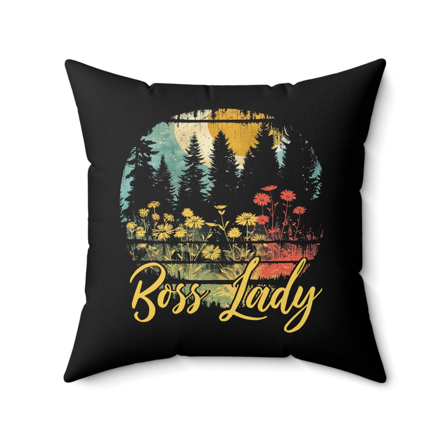 Stealing the Scene - Boss Lady - Square Pillow