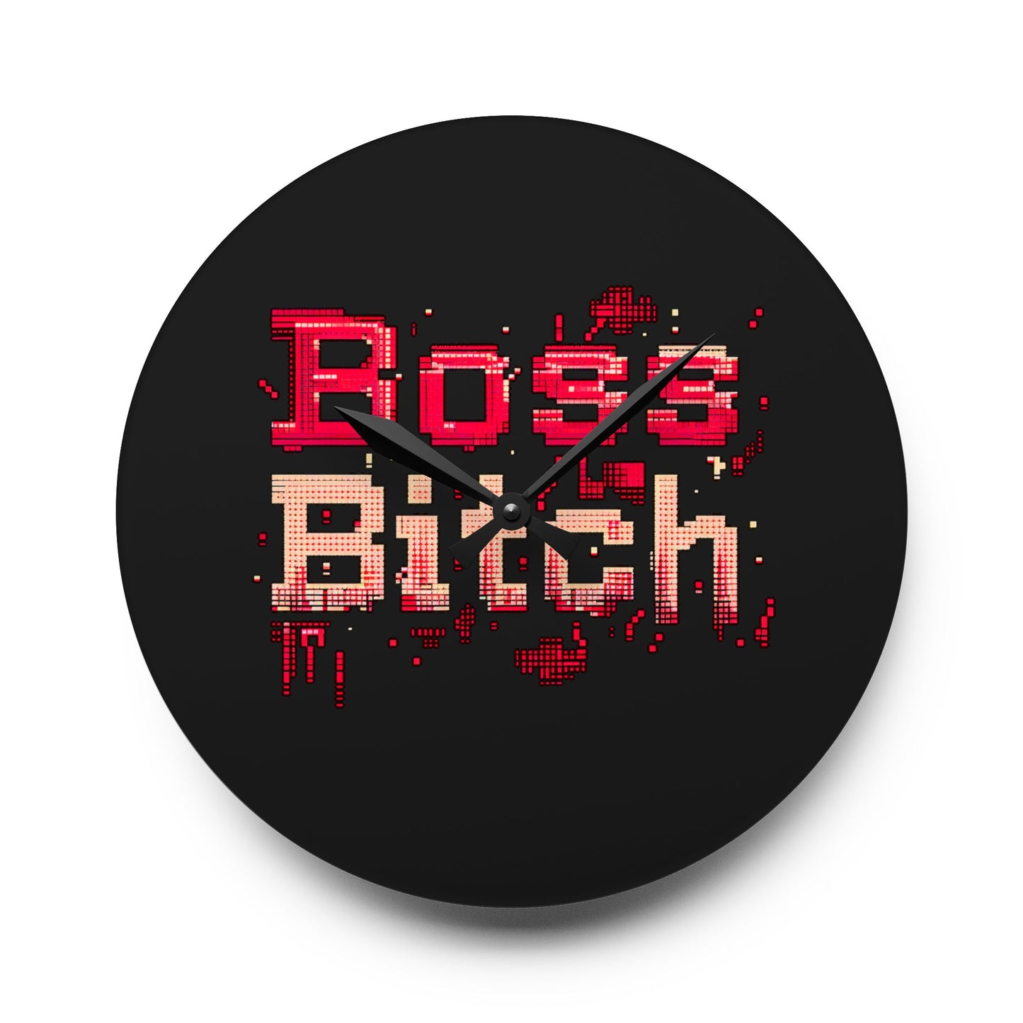 Boss Bitch - Acrylic Wall Clock