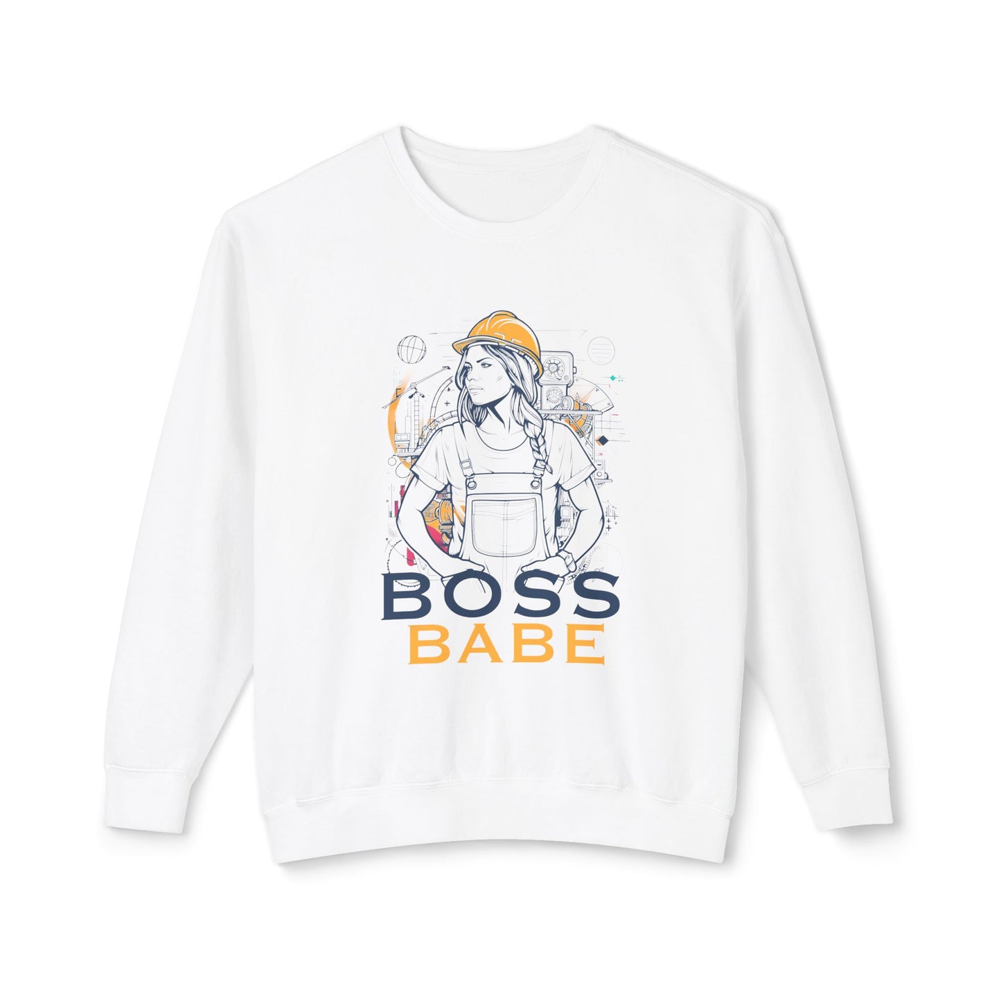 Boss Babe - Unisex Lightweight Crewneck Sweatshirt