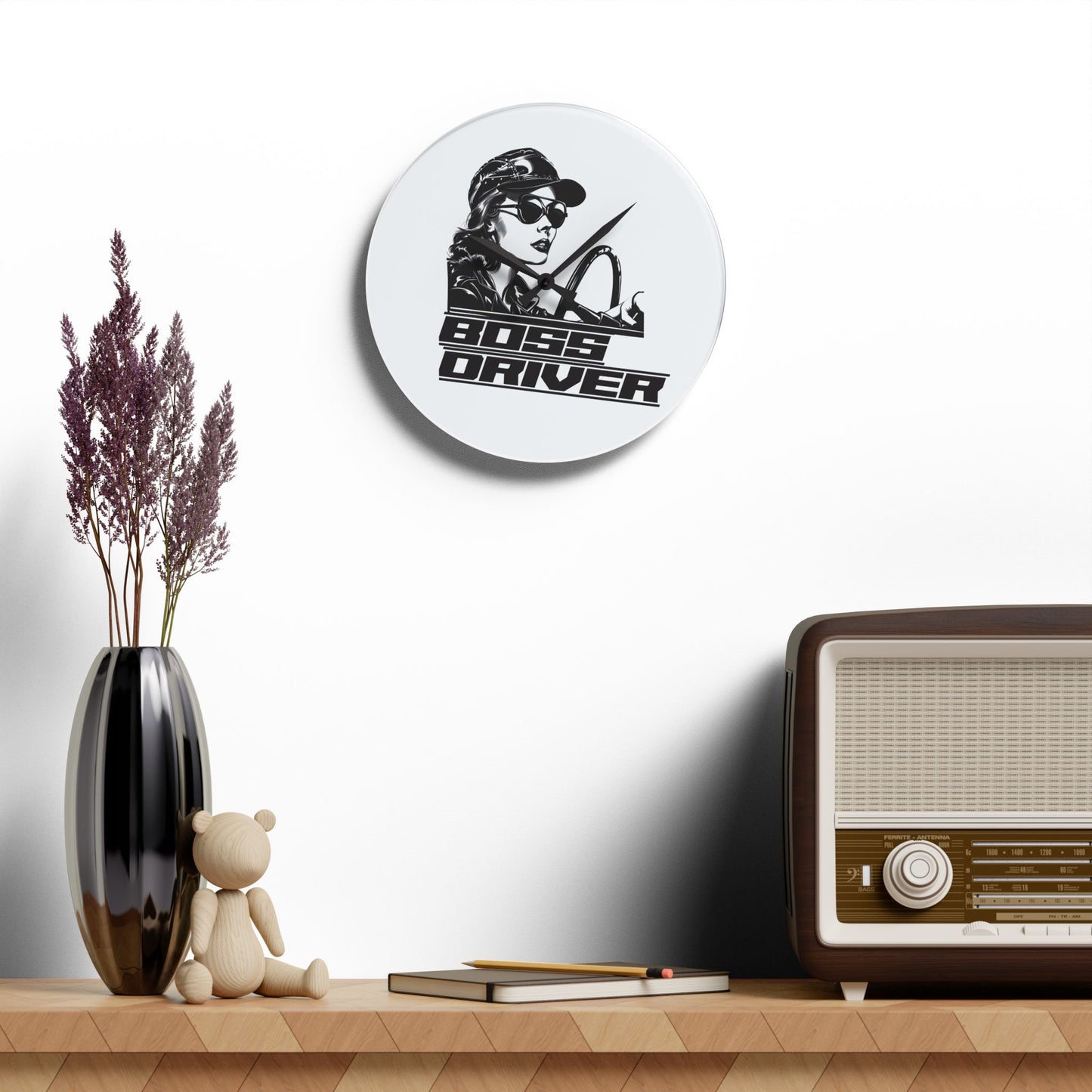 Boss Driver - Acrylic Wall Clock