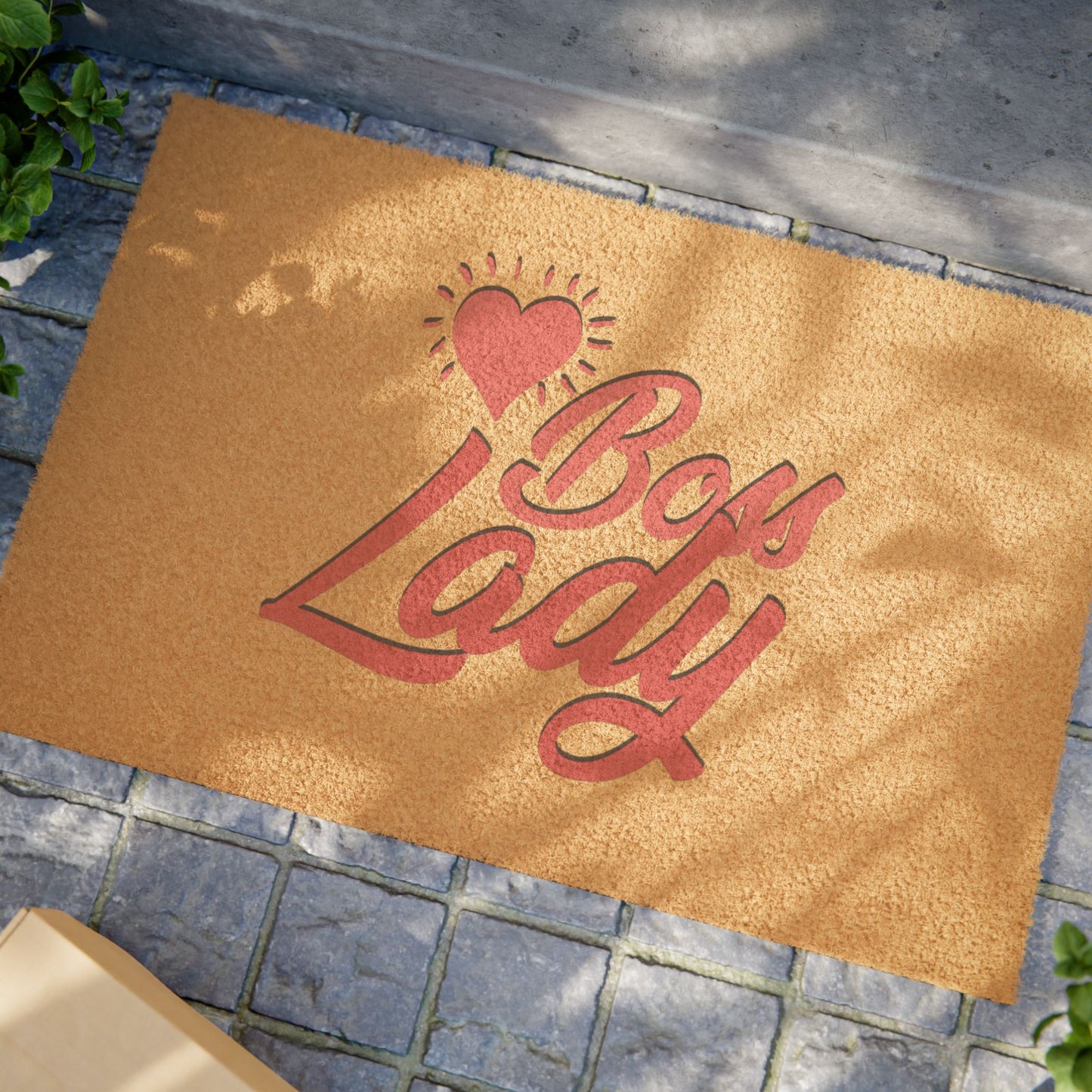 Boss Lady - Doormat - My Heels Say Welcome