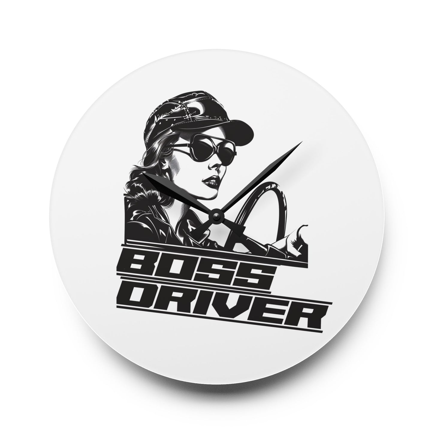Boss Driver - Acrylic Wall Clock