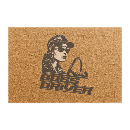Boss Driver - Doormat - Welcome to My Hustle Zone (Wipe Feet)