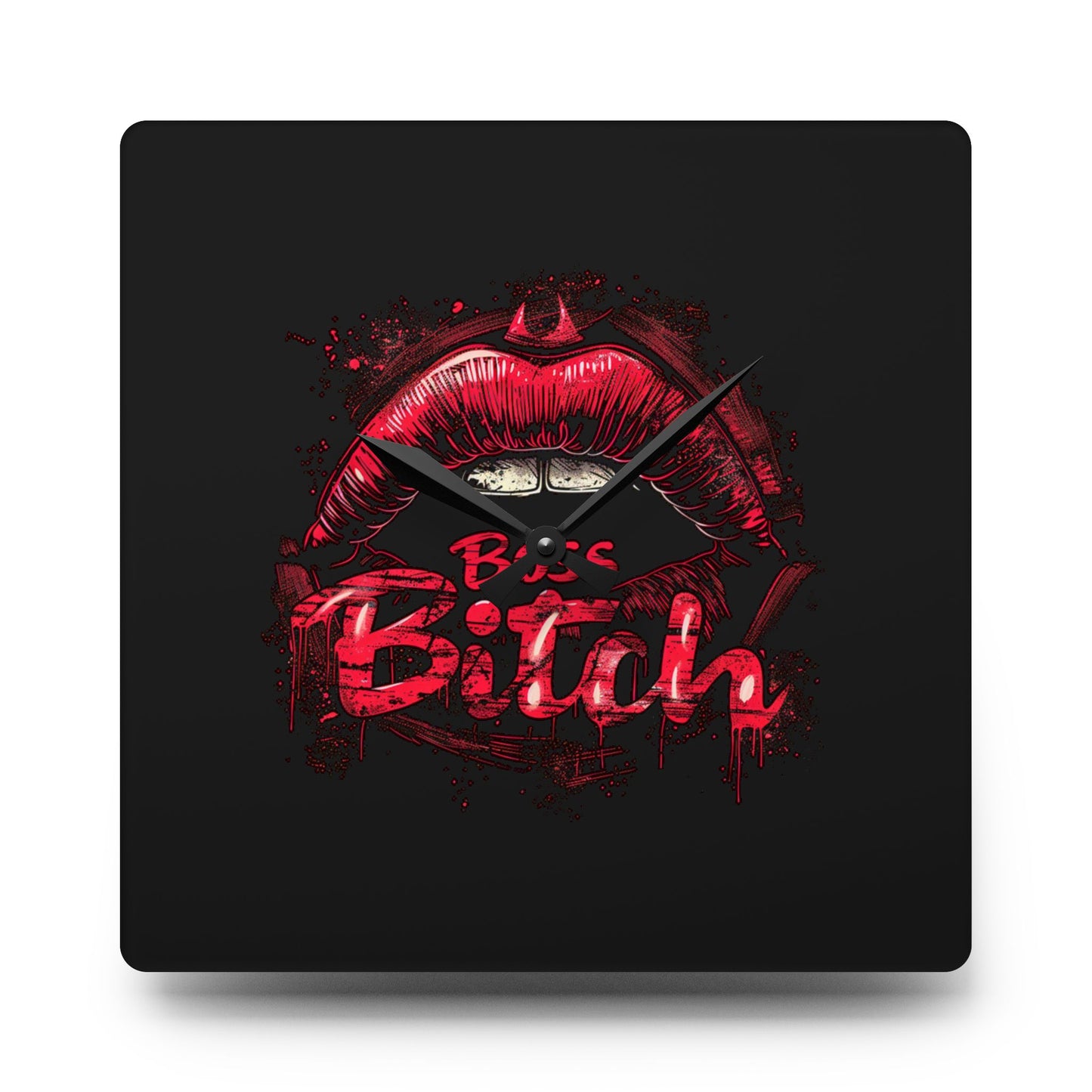 Boss Bitch - Acrylic Wall Clock