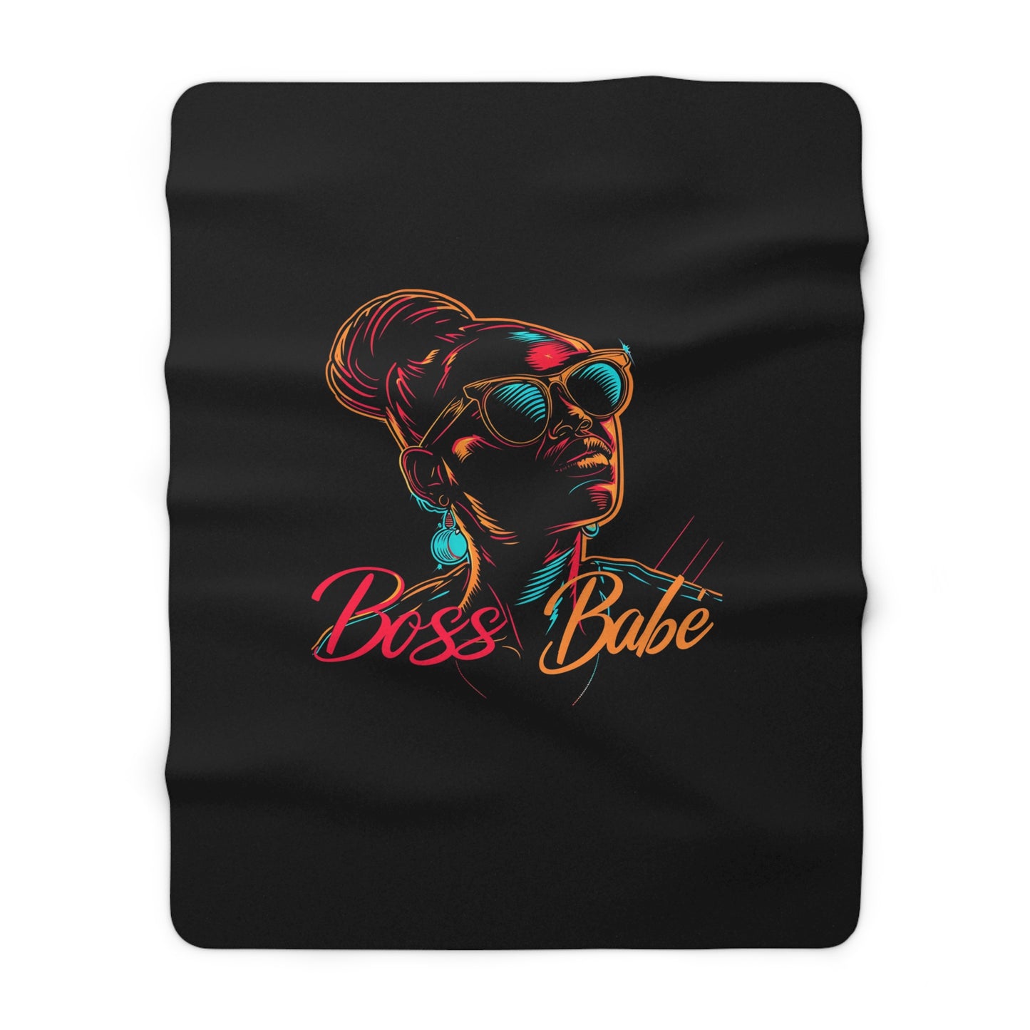 Boss Babe Hunny Bunny Be Cool - Sherpa Fleece Blanket