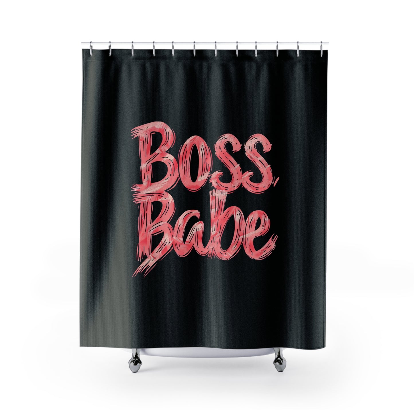My Private Waterfall of Wisdom - Boss Babe - Shower Curtains