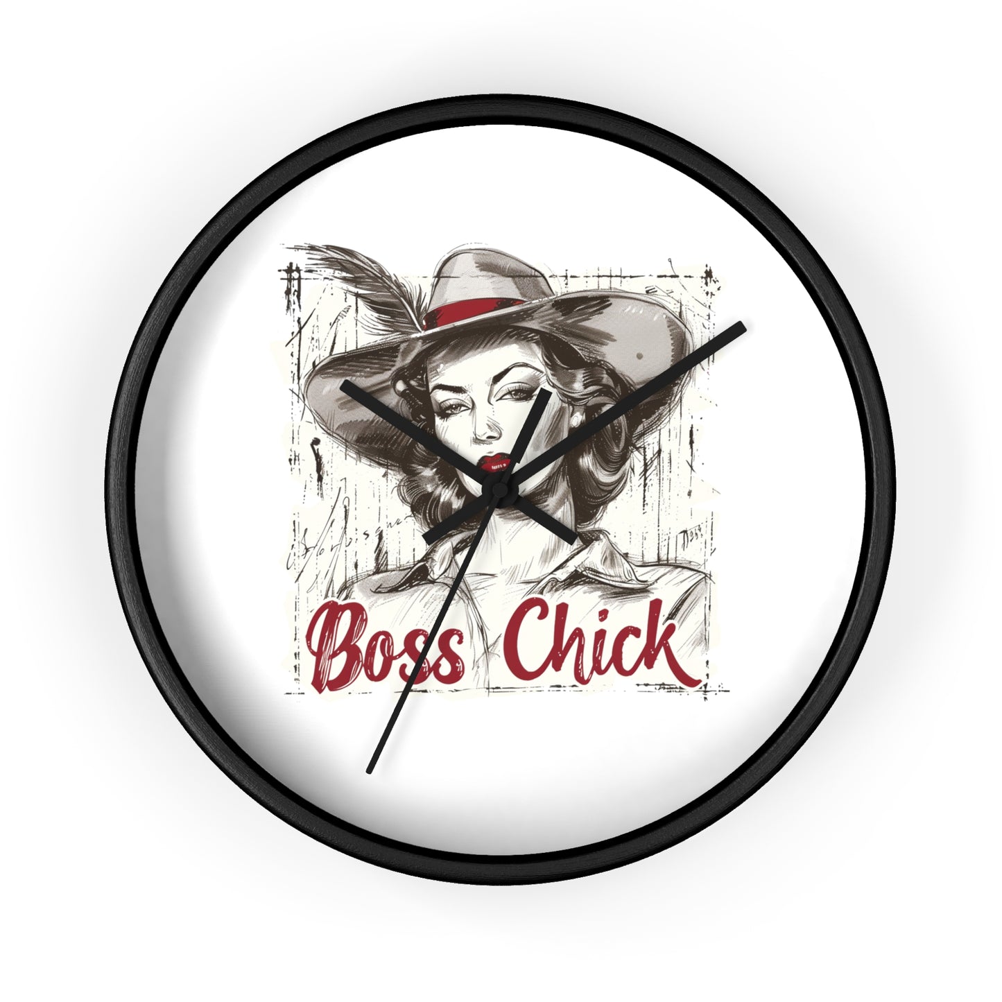 Boss Chick - Wall Clock