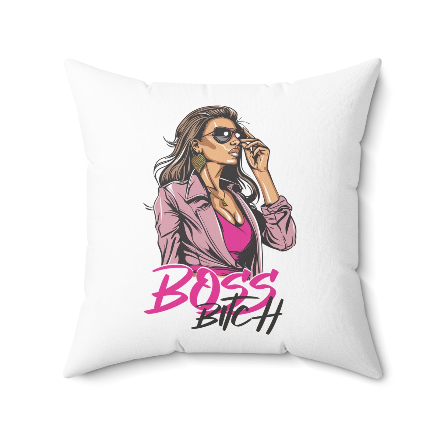 Unstoppable Queen Energy - Boss  Bitch Charlie -  Square Pillow