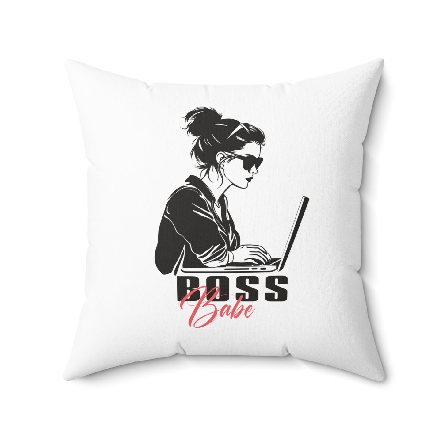 Bold Moves Only - Boss Babe Jessy - Square Pillow