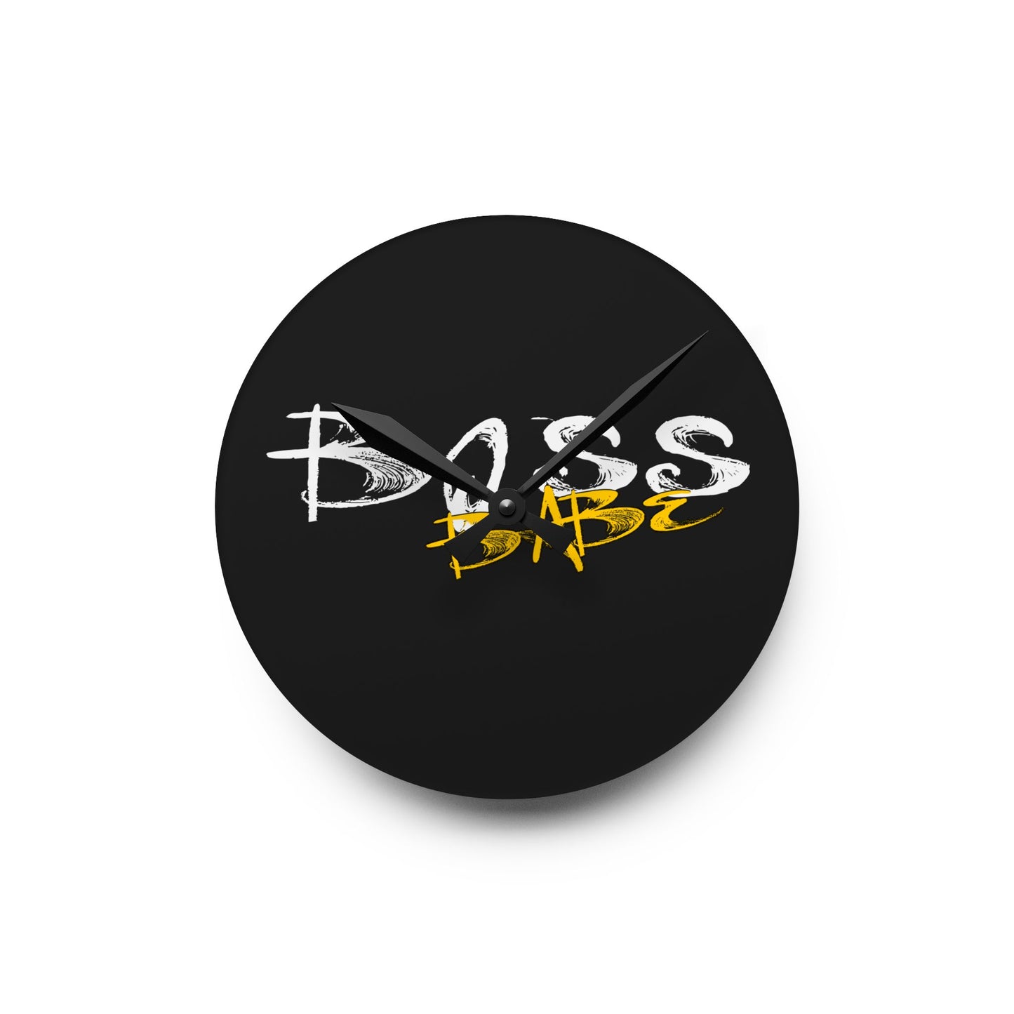Boss Babe - Acrylic Wall Clock