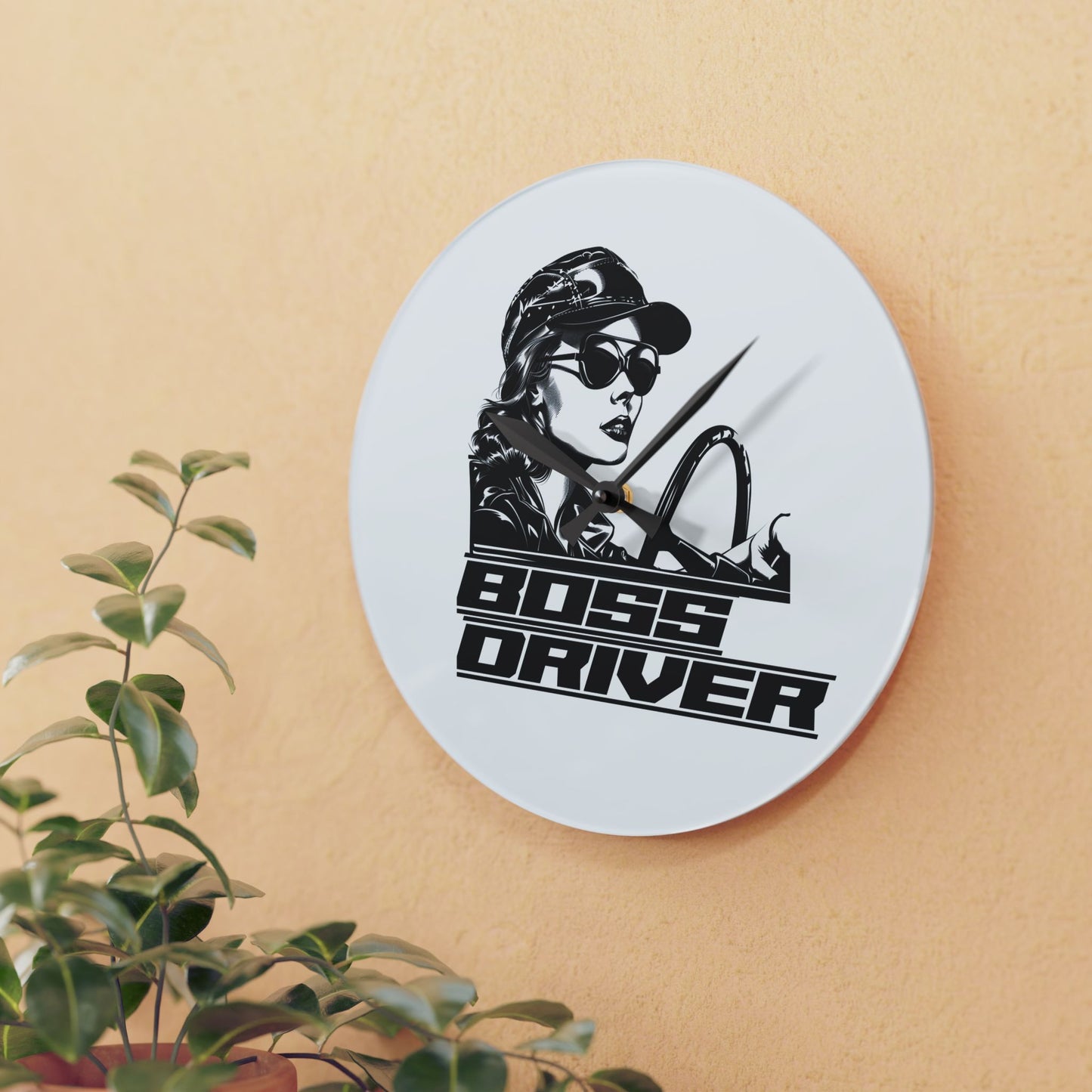 Boss Driver - Acrylic Wall Clock