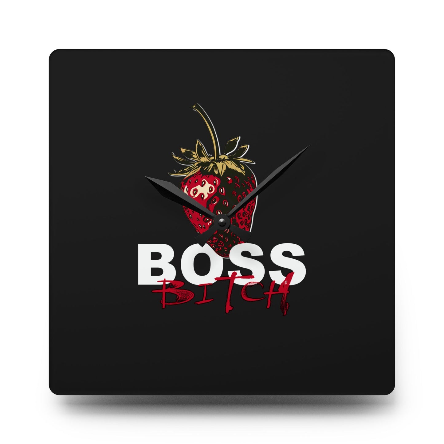 Boss Bitch - Acrylic Wall Clock