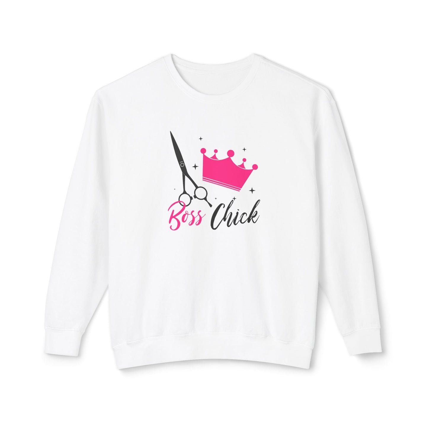 Boss Chick - Unisex Lightweight Crewneck Sweatshirt