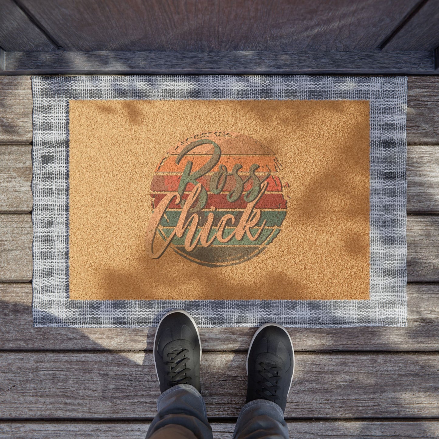 Boss Chick - Doormat - This Mat Means Business (and Clean Shoes)
