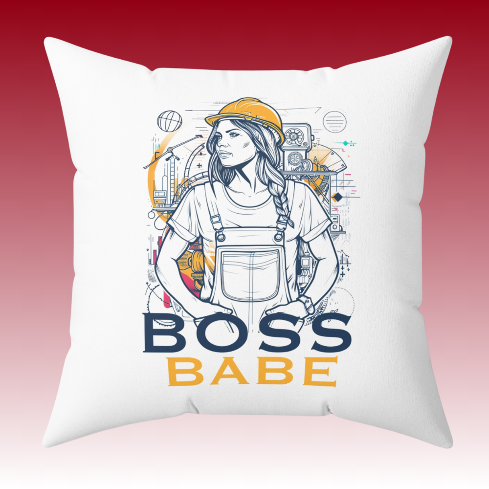 Conquer and Shine - Boss Babe Isa - Square Pillow