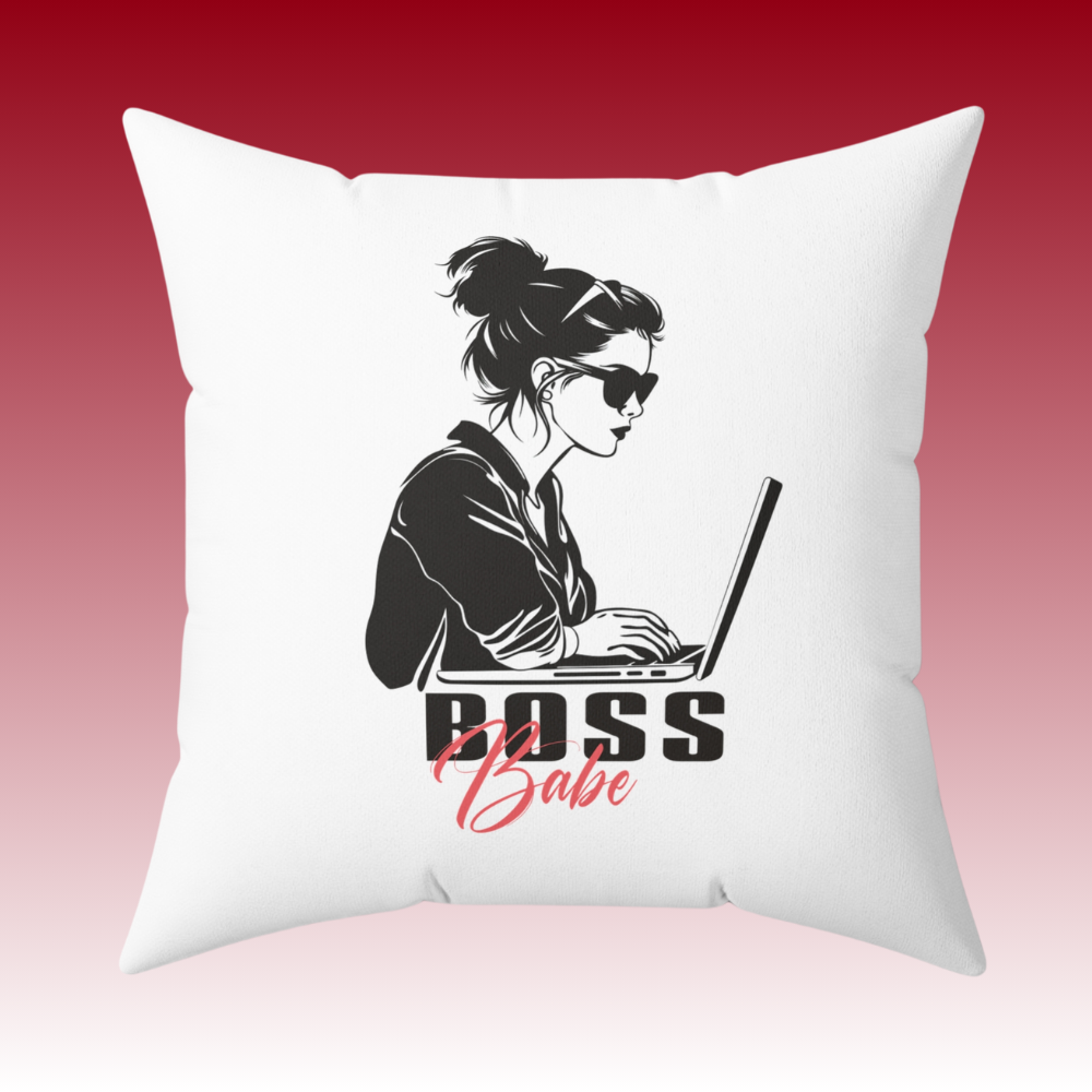 Bold Moves Only - Boss Babe Jessy - Square Pillow