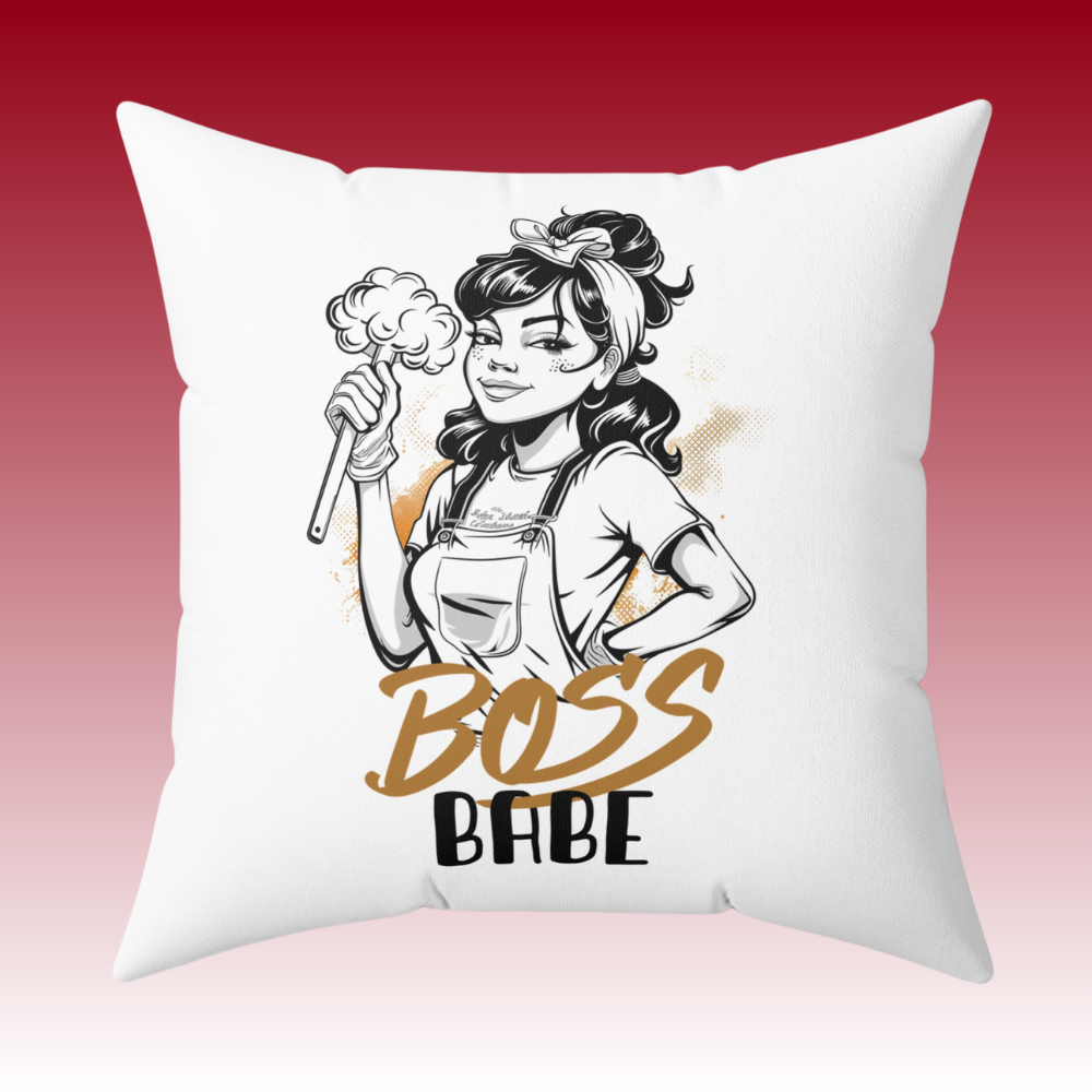 Winning in Heels - Boss Babe Mila - Square Pillow