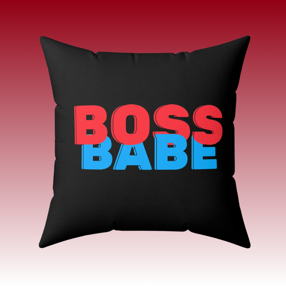 No Limits Allowed - Boss Babe -  Square Pillow