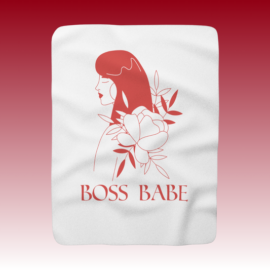 Boss Babe Jyll - Sherpa Fleece Blanket