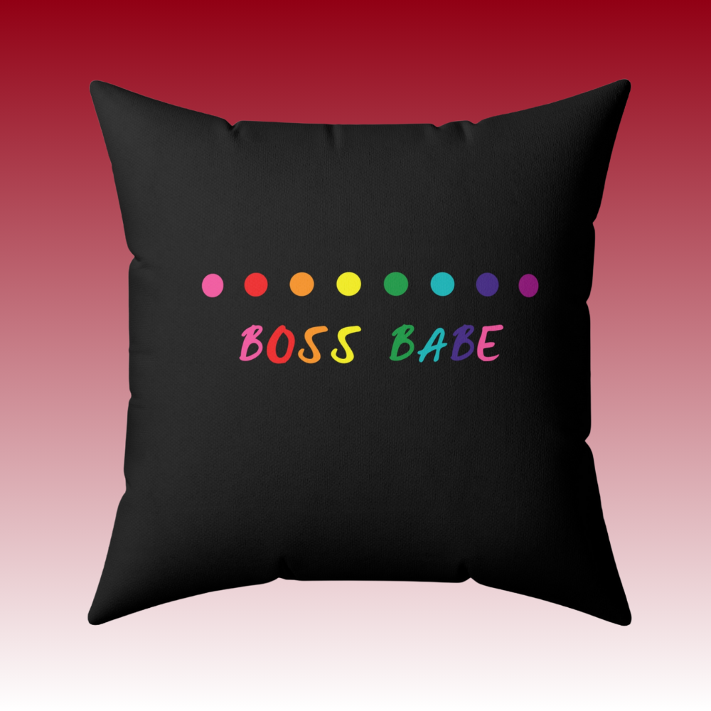 Hustle with Style - Boss Babe - Square Pillow