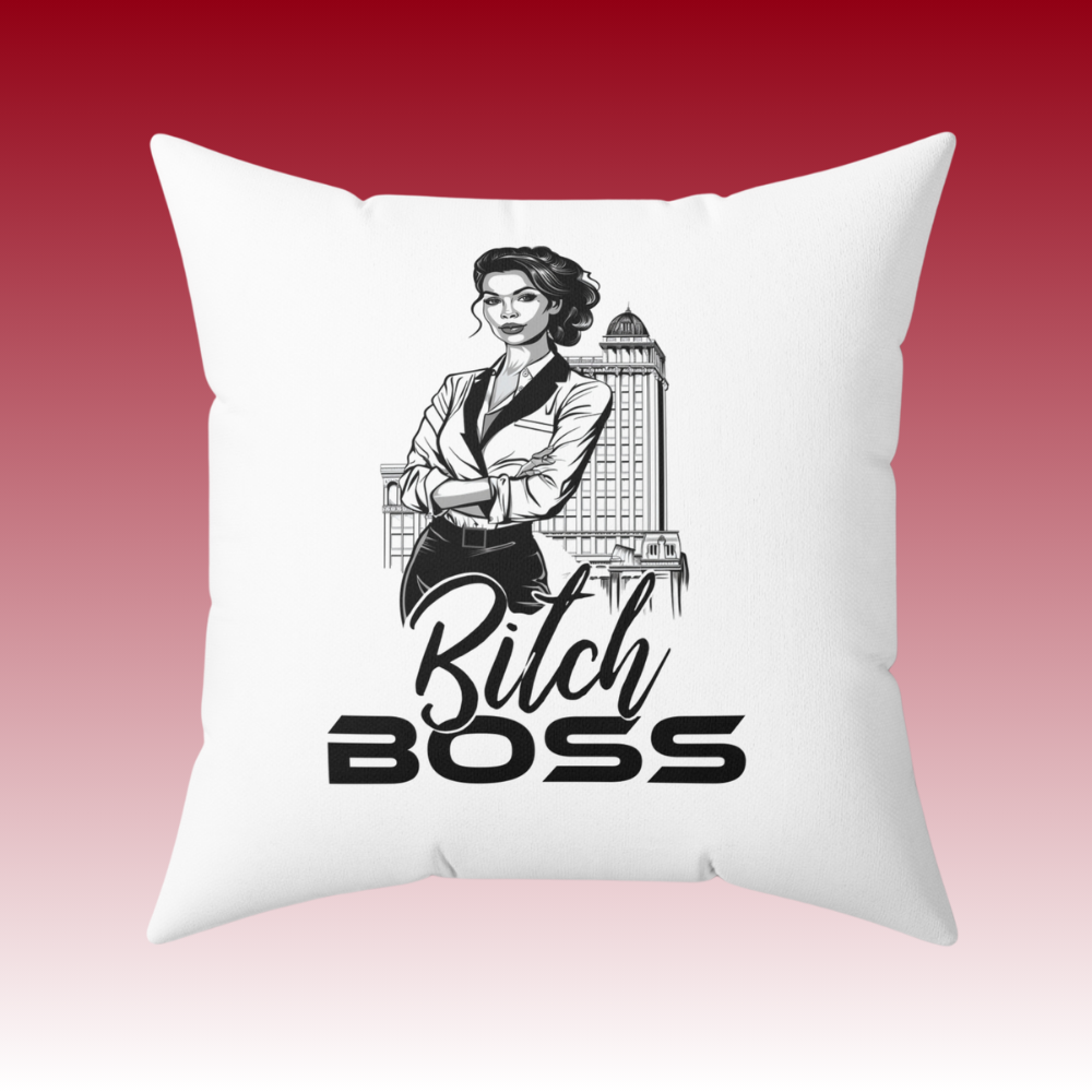 Unstoppable Queen Energy - Boss  Bitch Fiona - Square Pillow