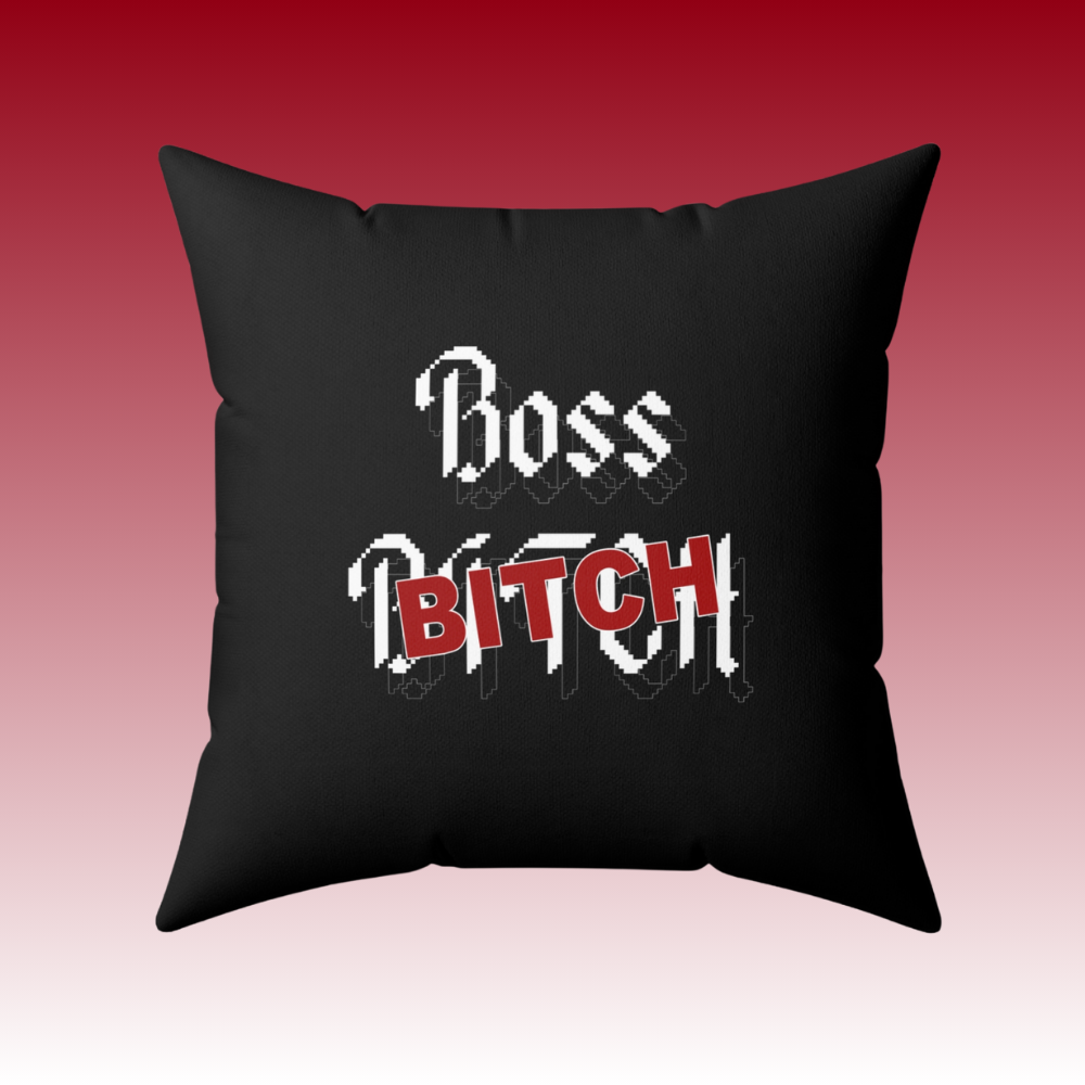 Queen of the Grind - Boss Bitch - Square Pillow