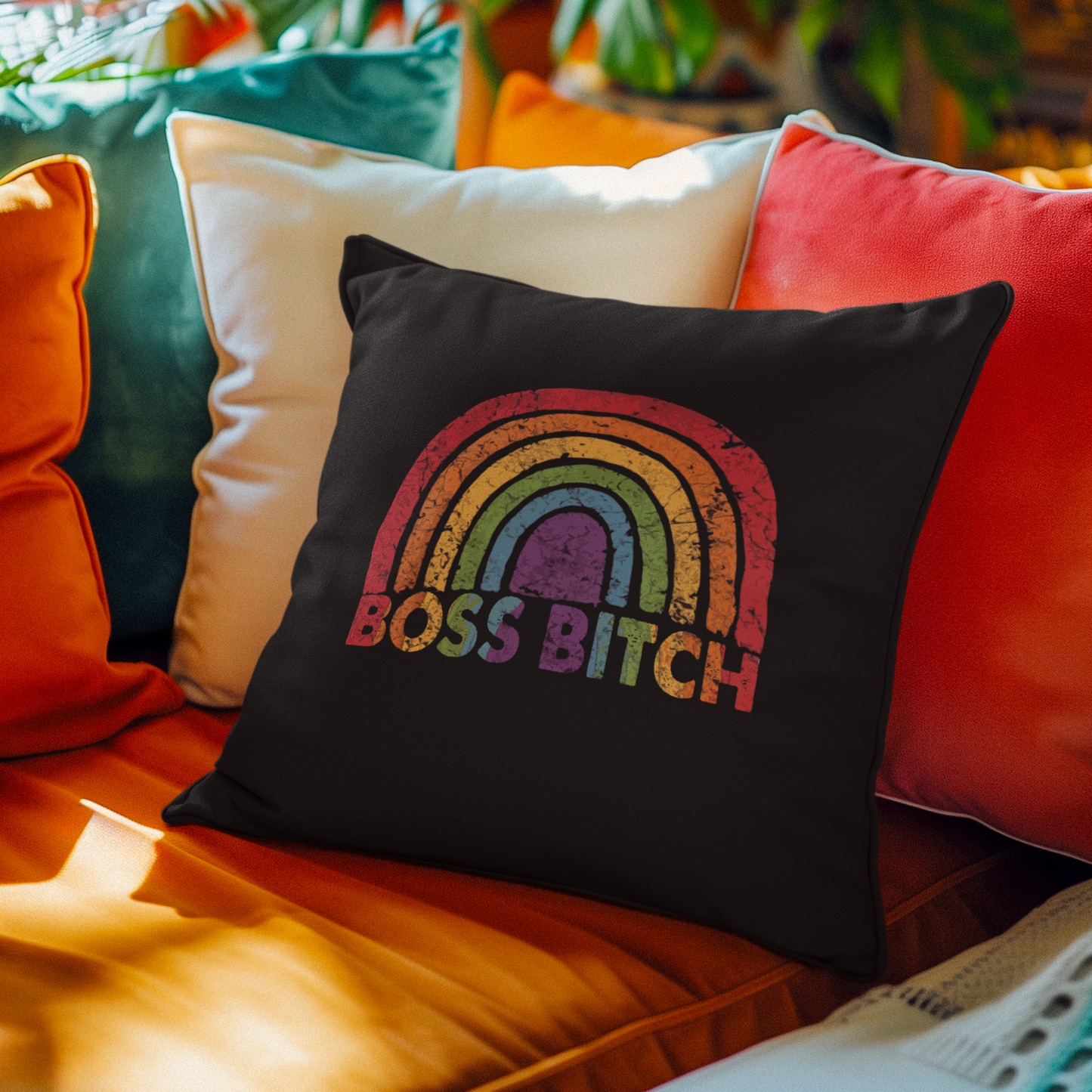 Success Looks Good on Me - Boss Bitch - Square Pillow