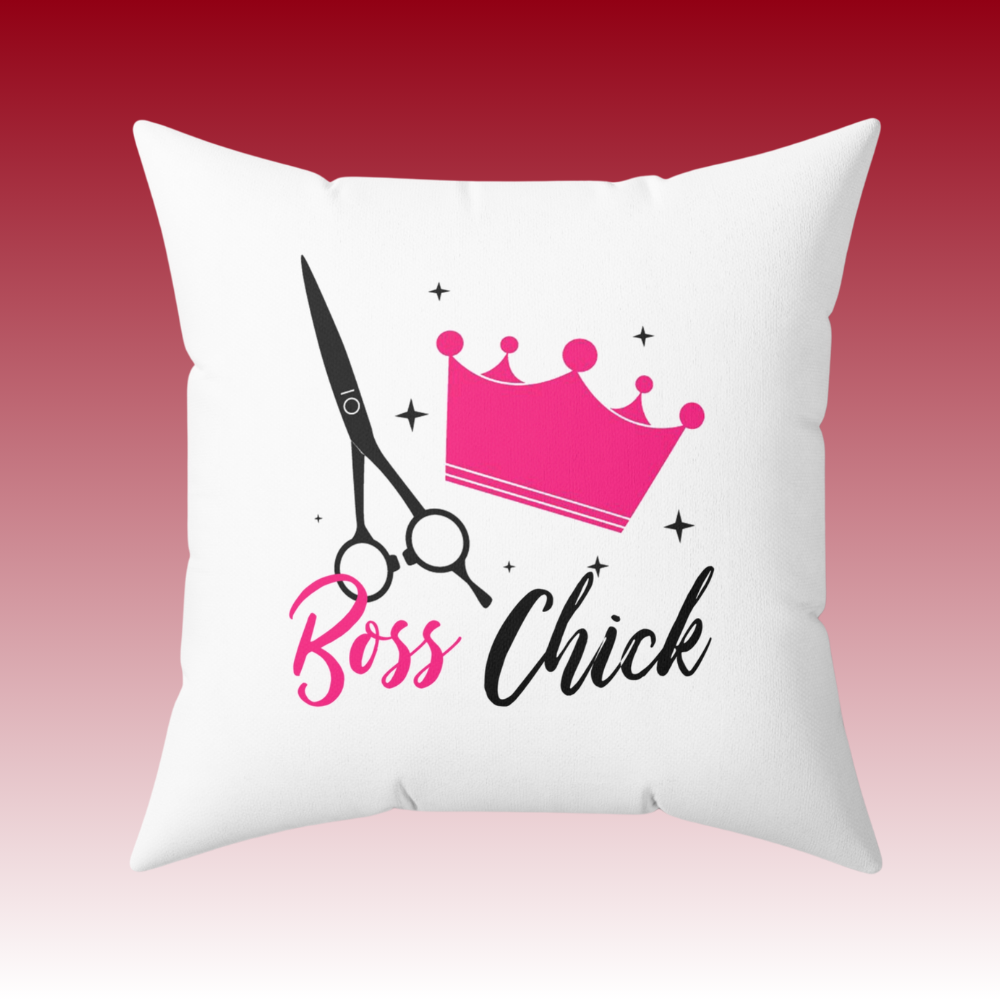 Proof of Persistence - Boss Chick Hairstyler - Square Pillow